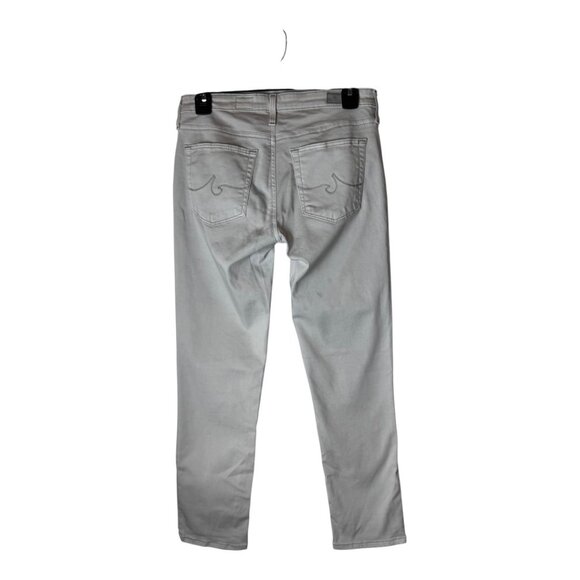 AG Adriano Goldschmied Jeans Women 26 Gray The Prima Mid Rise Cigarette Crop‎ - Picture 2 of 10